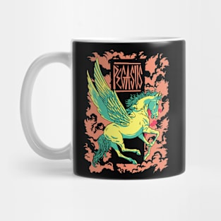 Wings of Olympus | Legendary Pegasus Soars | MythoComix Tee Mug